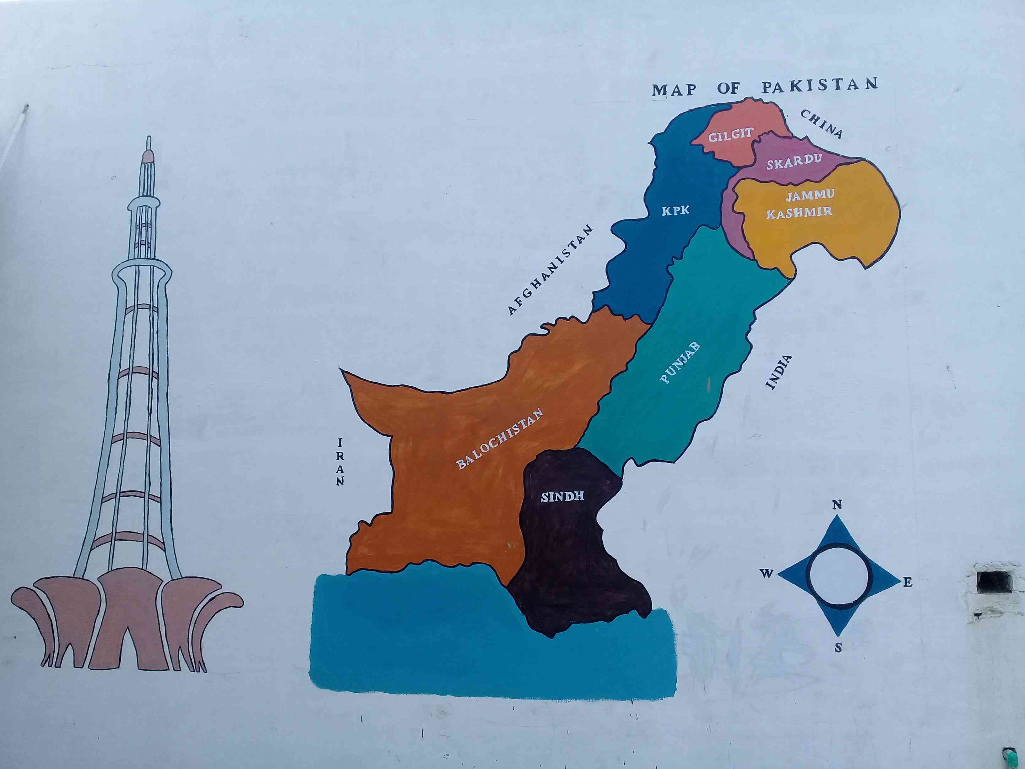 map of Pakistan